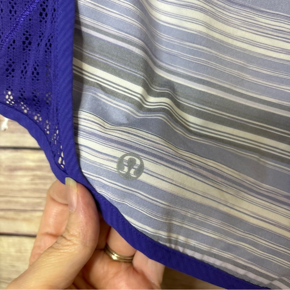 Lululemon Run Sun Sprinter Short Size 4
Elevation Stripe Bruised Berry - Picture 8 of 11